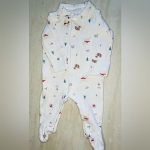 “The little white company” onesie 0-3 M